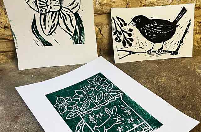 Lino Printing Inspired By Nature