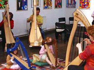 Hands on the Harp
