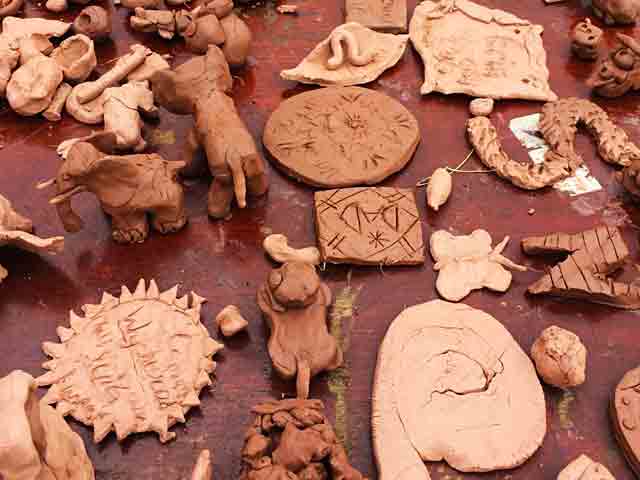 Wychwood Festival Clay Modelling