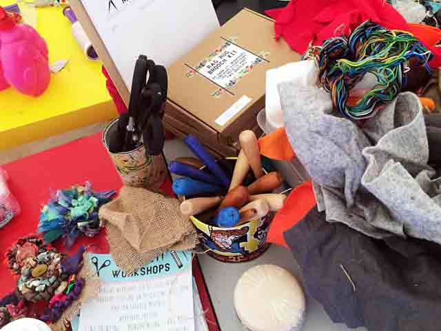 Wychwood Festival Darn It! Workshops