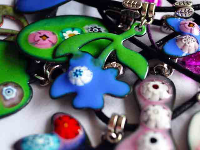 Enamelling at Wychwood Festival
