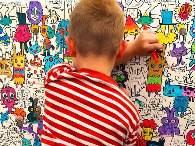 Giant Colouring In