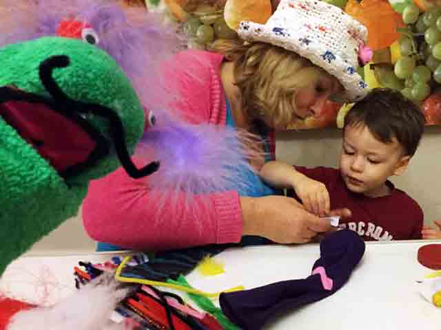 Wychwood Festival Stinky Sock Puppet Workshop