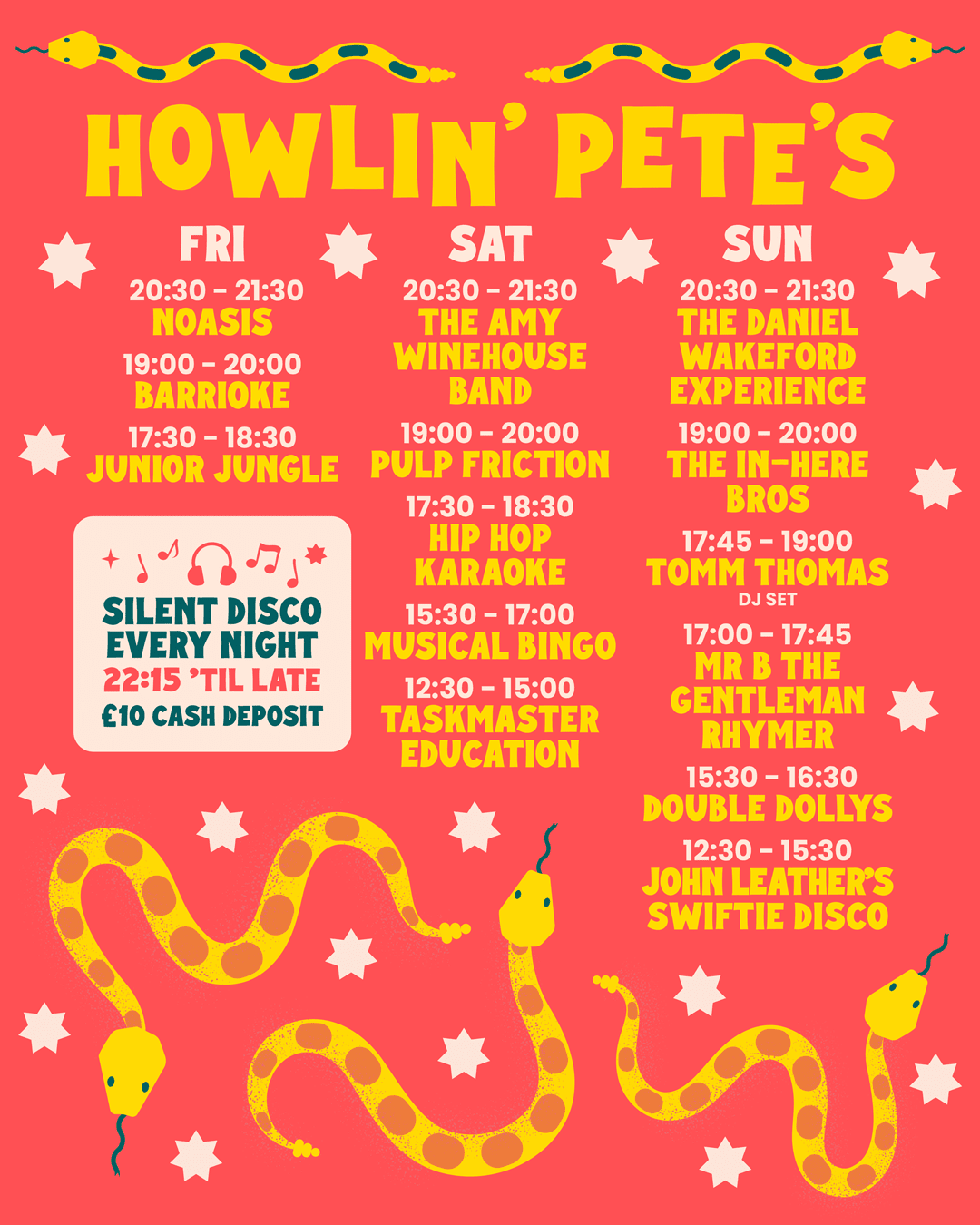 Wychwood Festival 2024 – Howlin' Pete's Set Times