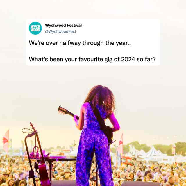 Wychwood Festival Instagram post image: In a pub or venue? Festival or stadium show? 🤔