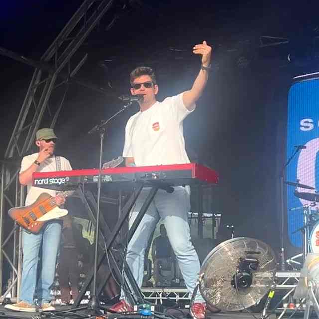 Wychwood Festival Instagram post image: It’s always a joy when Scouting For Girls pay us a visit ❤️